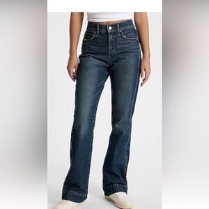 Express Dark Blue Wide Leg boot cut Jeans